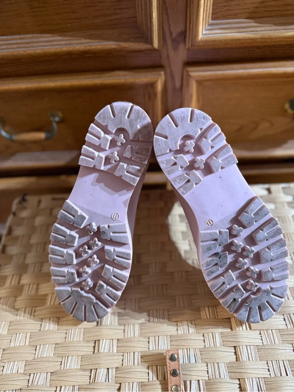 Dolce Vita Pink Chelsea Rain Booties - Picture 5 of 6